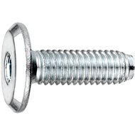 CONNEX Furniture screw galvanized M6x25 mm, flat head, 80 pieces - Screws