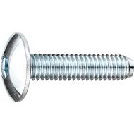 CONNEX Galvanized threaded screw M6x25 mm, hemispherical head, 80 pieces - Screws