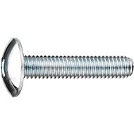 CONNEX Galvanized threaded screw M6x30 mm, hemispherical head, 80 pieces - Screws