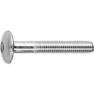 CONNEX Galvanized threaded screw M6x40 mm, hemispherical head, 50 pieces - Screws