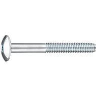 CONNEX Galvanized threaded screw M6x50 mm, hemispherical head, 40 pieces - Screws