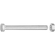 CONNEX Hexagon screw galvanized M5x50 mm with nut, 100 pieces - Screws