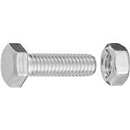 CONNEX Hexagon screw galvanized M6x20 mm with nut, 100 pieces - Screws