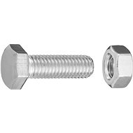 CONNEX Hexagon screw galvanized M8x25 mm with nut, 50 pieces - Screws