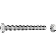 CONNEX Hexagon screw galvanized M10x50 mm with nut, 20 pieces - Screws