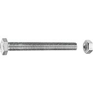 CONNEX Hexagon screw galvanized M10x70 mm with nut, 15 pieces - Screws