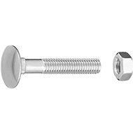 CONNEX Galvanized door screw M5x30 mm with nut, 150 pieces - Screws