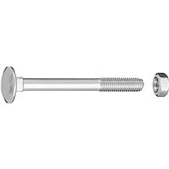 CONNEX Galvanized door screw M5x50 mm with nut, 75 pieces - Screws