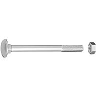 CONNEX Galvanized door screw M5x60 mm with nut, 75 pieces - Screws