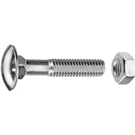 CONNEX Galvanized door screw M8x80 mm with nut, 25 pieces - Screws
