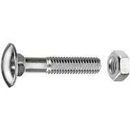 CONNEX Galvanized door screw M8x120 mm with nut, 20 pieces - Screws