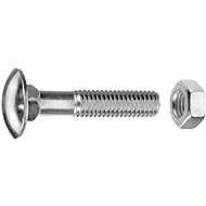 CONNEX Galvanized door screw M10x140 mm with nut, 25 pieces - Screws