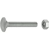 CONNEX Stainless steel door screw A2 M6x40 mm with nut, 50 pieces - Screws