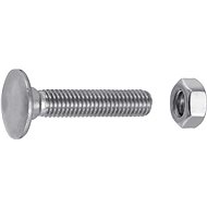 CONNEX Stainless steel door screw A2 M8x40 mm with nut, 40 pieces - Screws