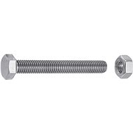 CONNEX Stainless steel door screw A2 M8x60 mm with nut, 30 pieces - Screws