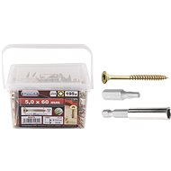 CONNEX UNI-screws TX 5.0x60 mm, 195 pcs - Self-Tapping Screws