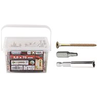 CONNEX UNI-screws TX 5.0x70 mm, 160 pcs - Self-Tapping Screws