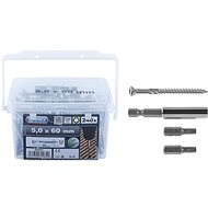 CONNEX Terrace screws TX stainless steel 5,0x60 mm, 240 pcs - Self-Tapping Screws