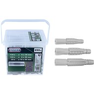 CONNEX Dowels 6,8,10 mm, 255 pcs, BOX - Anchors