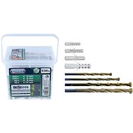 CONNEX Dowels 5,6,8,10 mm, 530pcs, 4 drills, BOX - Anchors