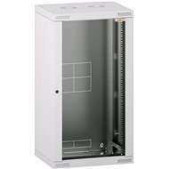 Conteg RQN-21-60/45 - 19" wall-mounted rack 21U, 572 × 450 mm, grey - Data Cabinet