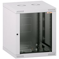 Conteg RQN-12-60/60 - 19" wall-mounted rack 12U, 572 × 600 mm, grey - Data Cabinet