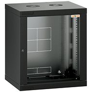 Conteg RQN-15-60/60 - 19" wall-mounted 15U, 572 × 600 mm, black - Data Cabinet