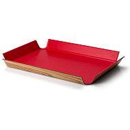Continenta Non-slip serving tray 45 cm, red - Tray