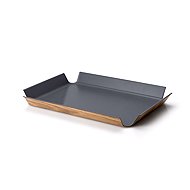 Continenta Non-slip serving tray 54,5 cm, grey - Tray