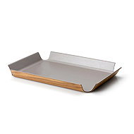 Continenta Non-slip serving tray 54,5 cm, light grey - Tray