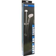 CORNAT Carballo shower set, 5 nozzles, metal hose 150 cm, wall bar 59 cm, chrome - Shower Set
