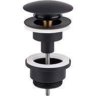 CORNAT Washbasin outlet, 1 1/4", black - Sink Waste Outlet