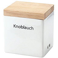 Continenta Jar, White, Ceramic, 14 × 12 × 15.5cm - Storage Jar
