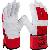 CONNEX Leather gloves, cow leather, size 11 - Work Gloves