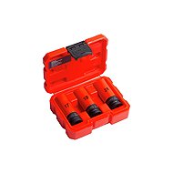 CONNEX Impact Socket Set for Alloy Wheels, 1/2", 3 Pieces - Standard Socket Set