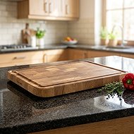 Continenta Cutting board 42 cm oak mosaic - Cutting Board