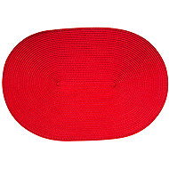 Continenta Oval placemat 45 × 31 cm red - Placemat