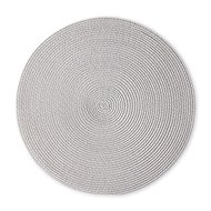 Continenta Placemat round light grey - Placemat