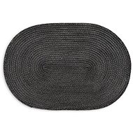 Continenta Oval tablecloth 45 × 31 cm anthracite - Placemat