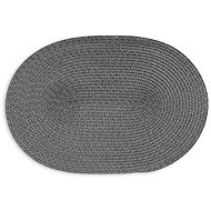 Continenta Oval Placemat 45 × 31 cm dark grey - Placemat