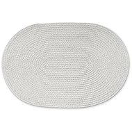 Continenta Oval Placemat 45 × 31 cm light grey - Placemat