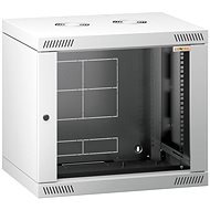 Conteg RQN-09-60/45 - 19" wall-mounted 9U rack, 572 × 450 mm, grey - Data Cabinet