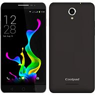 Modena Coolpad E501 Black + Tempered Glass Screen Protector &amp; soft case - Mobile Phone