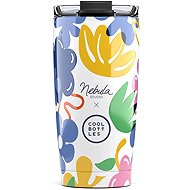 Cool Bottles Stainless steel thermo mug Nébula - Floral Madness 550 ml - Thermal Mug