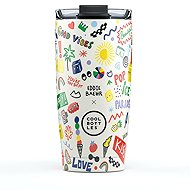 Cool Bottles Eddie Baehr Stainless steel thermo mug - Good Vibes 550 ml - Thermal Mug