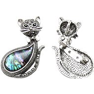 Coolkousky Pin with pearl cat - Brooch