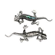 Coolkousky Pin with pearl lizard - Brooch