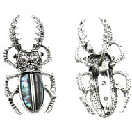Coolkousky Pin with pearl cuckold - Brooch