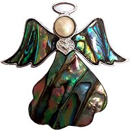 Coolkousky Pin with pearl angel - Brooch