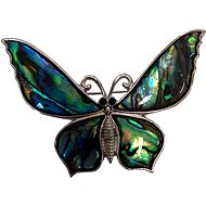 Coolkousky Frosted pearl pin with sparkle - Brooch